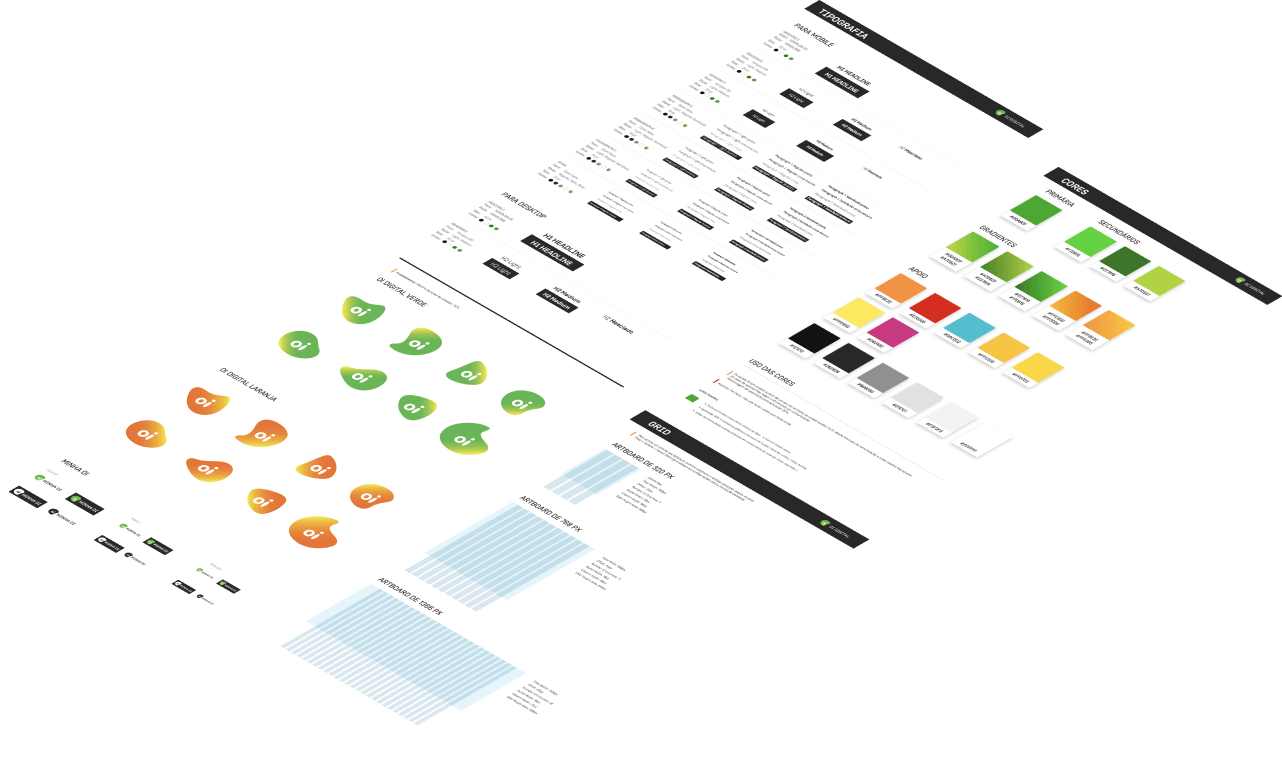 Oi Design System screenshot